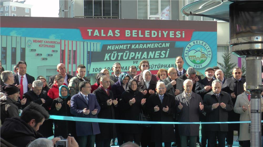 Talas kütüphanelerle 'donatılıyor'