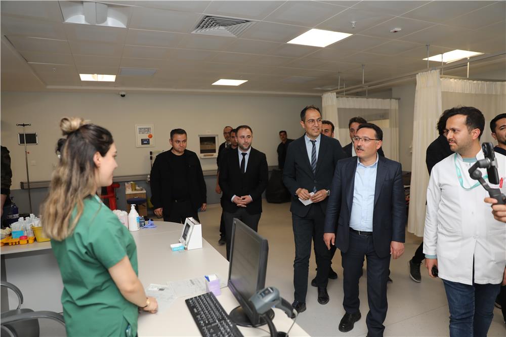 Vali Çiçek, Develi Dr. Ekrem Karakaya Devlet Hastanesi