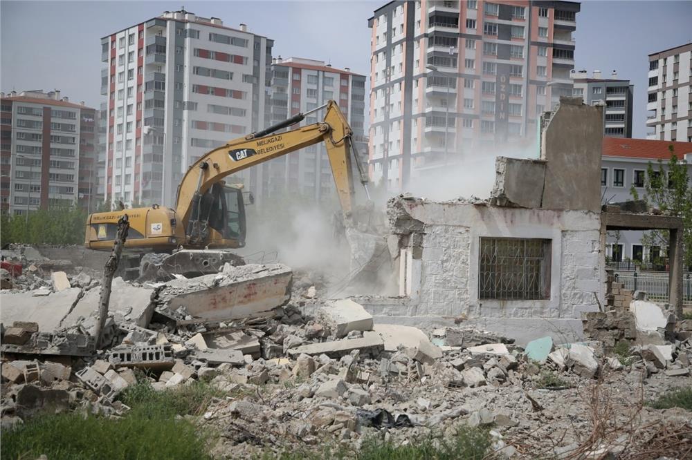 Referans belediye Melikgazi’de kentsel dönüşüm çalışmaları hızla devam ediyor