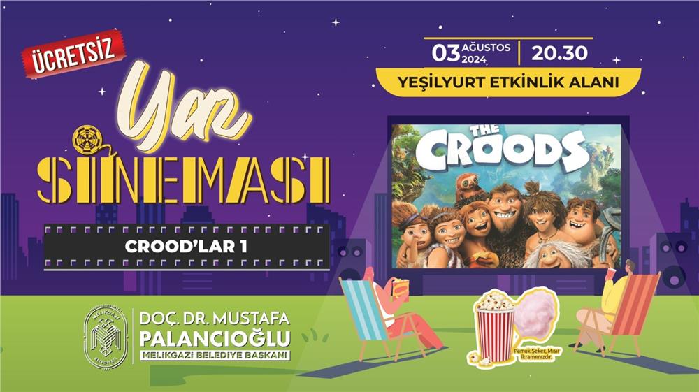 Melikgazi'de 'Yaz Sineması' etkinlikleri başlıyor Melikgazi'de 'Yaz Sineması' etkinlikleri başlıyor