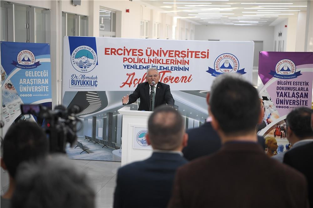 ERÜ Tıp Fakültesi Gevher Nesibe Hastanesi’nin Poliklinik Girişi ve Kan Alma Üniteleri açıldı ERÜ Tıp Fakültesi Gevher Nesibe Hastanesi’nin Poliklinik Girişi ve Kan Alma Üniteleri açıldı