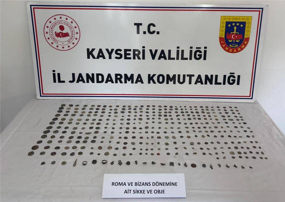Kayseri'de tarihi eser operasyonu Kayseri'de tarihi eser operasyonu