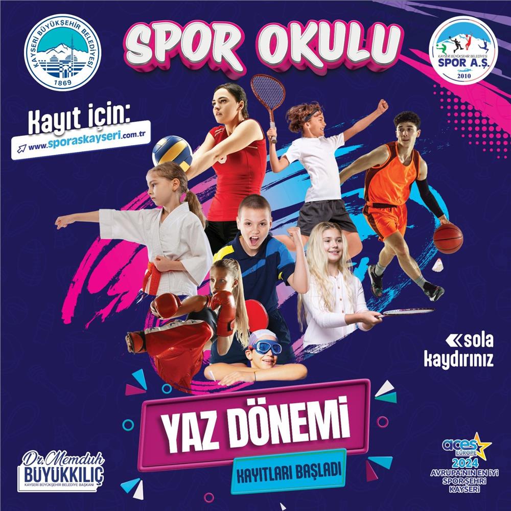 Büyükşehir'de yaz spor okulları kayıtları başladı Büyükşehir'de yaz spor okulları kayıtları başladı