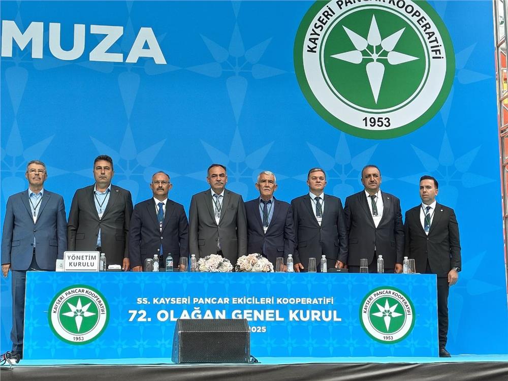 Kayseri Pancar Ekicileri Kooperatifi'nde 72. Olağan Genel Kurul başladı Kayseri Pancar Ekicileri Kooperatifi'nde 72. Olağan Genel Kurul başladı