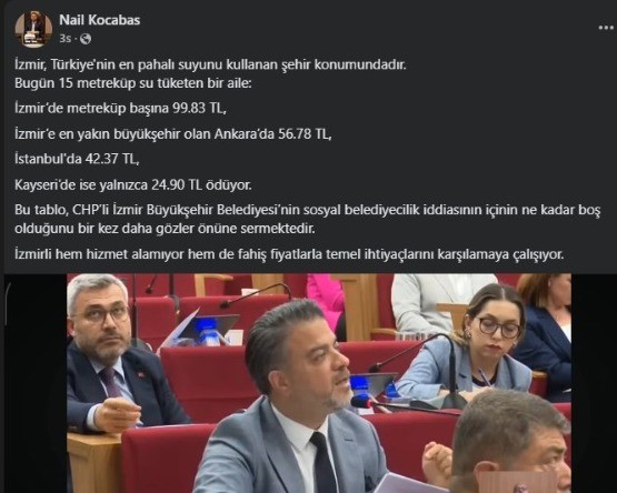 Kayseri'ye su parası övgüsü Kayseri'ye su parası övgüsü