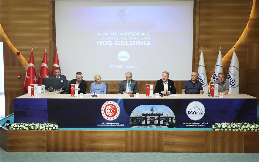 Kayseri Serbest Bölge; 2024 yılı Olağan Genel Kurulu gerçekleşti Kayseri Serbest Bölge; 2024 yılı Olağan Genel Kurulu gerçekleşti