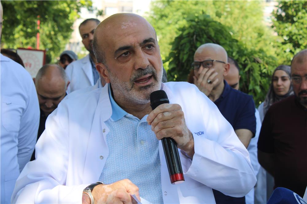 Kayserili hekimler, Gazzeli çocuklar için fidan dikti Kayserili hekimler, Gazzeli çocuklar için fidan dikti
