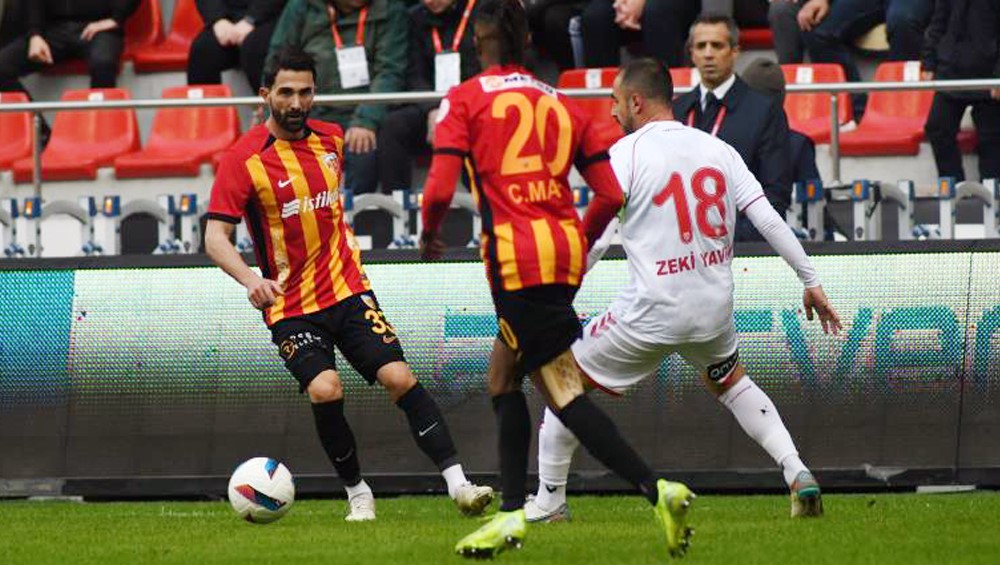 Kayserispor 7 takımı mağlup edemedi Kayserispor 7 takımı mağlup edemedi
