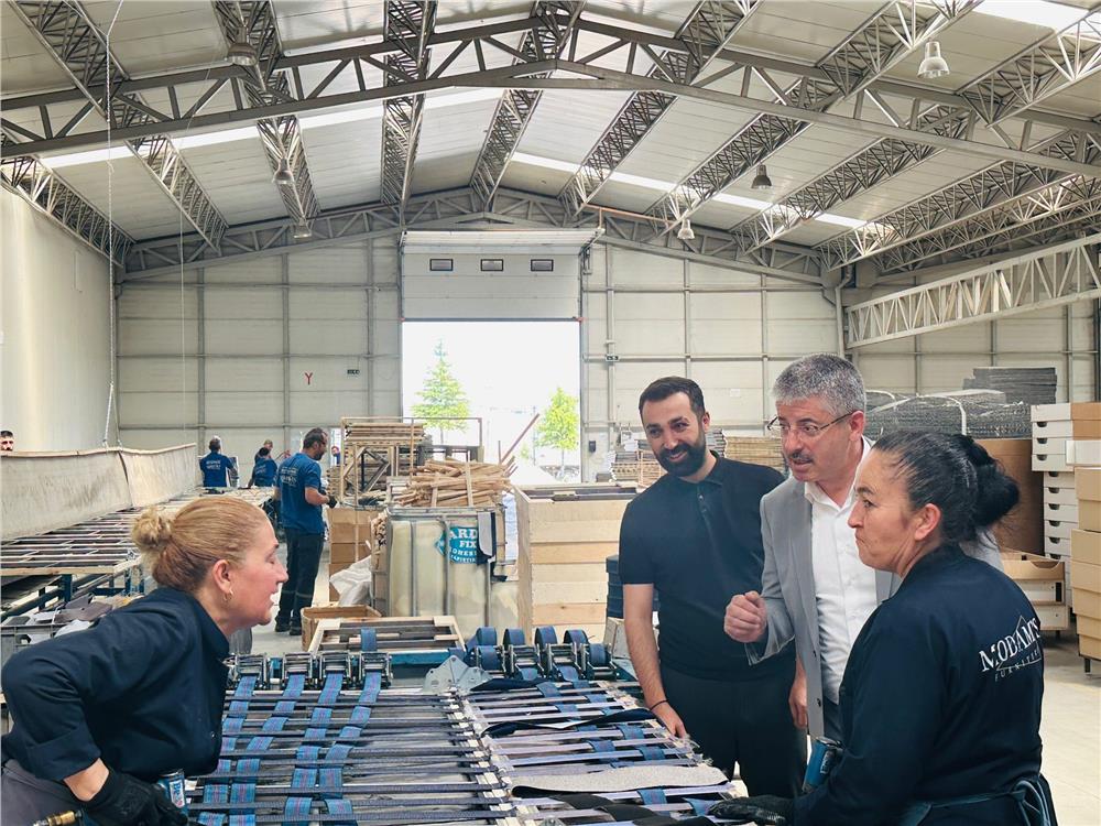 Milletvekili Çopuroğlu; fabrika ziyaretleriyle programlarına başladı Milletvekili Çopuroğlu; fabrika ziyaretleriyle programlarına başladı
