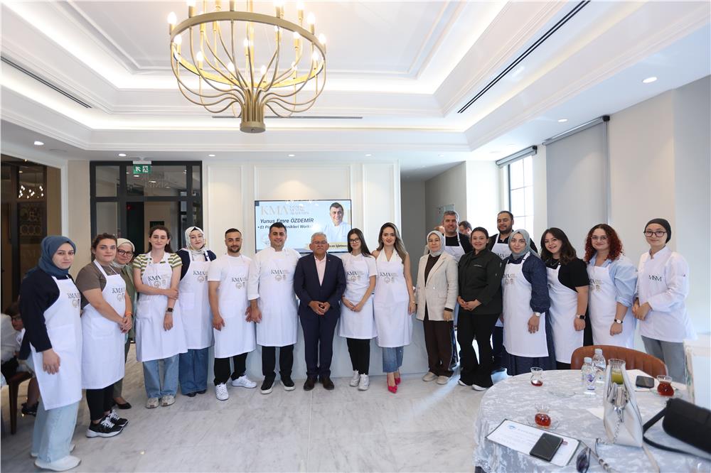 Başkan Büyükkılıç, Mutfak Sanatları Merkezi’nde Workshop etkinliklerine katıldı