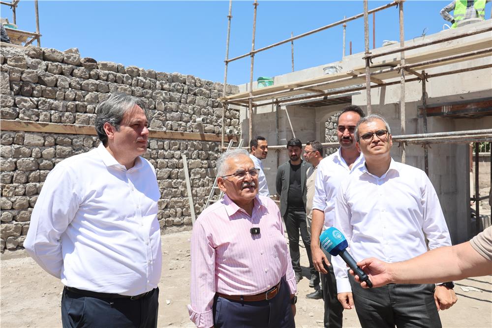 Başkan Büyükkılıç’tan Tasmakıran Camii restorasyon çalışmalarına yakın takip Başkan Büyükkılıç’tan Tasmakıran Camii restorasyon çalışmalarına yakın takip