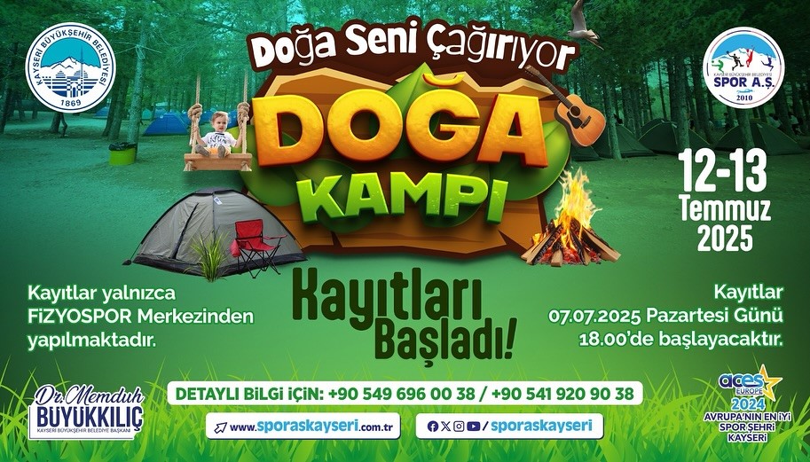 'Doğa Seni Çağırıyor' Doğa Kampı'na kayıtlar başladı 'Doğa Seni Çağırıyor' Doğa Kampı'na kayıtlar başladı