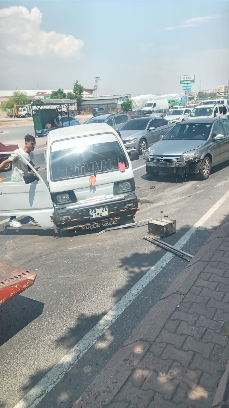 Kayseri’de Çevreyolunda Trafik Kazası: Maddi Hasar Meydana Geldi