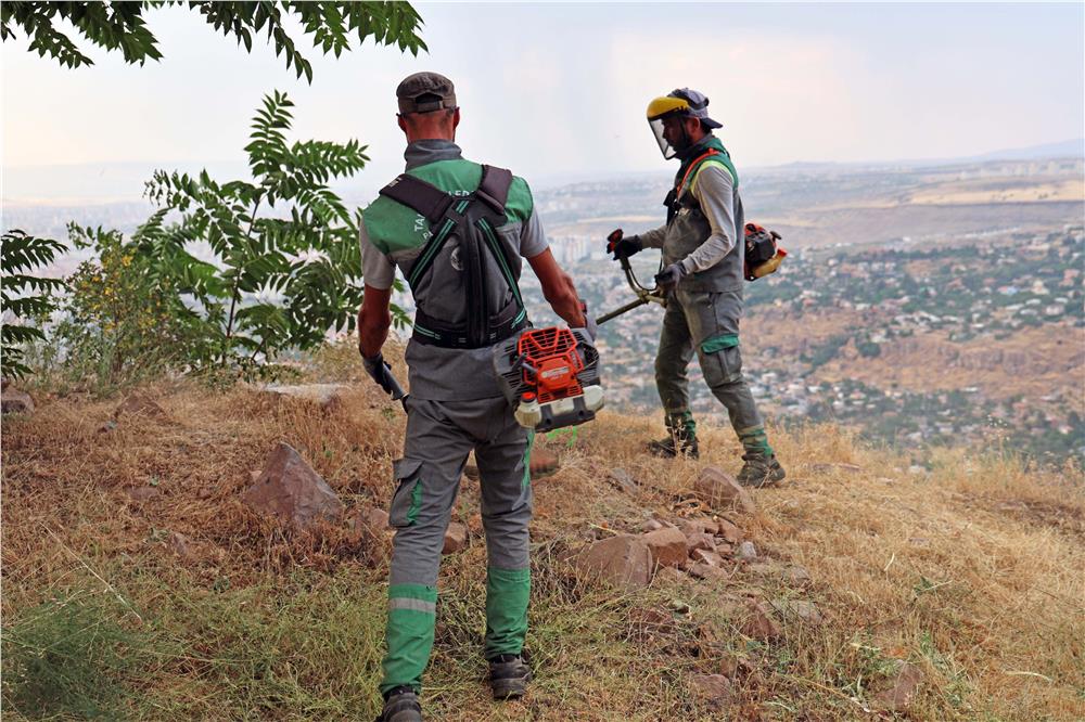 Ali Dağı'nda yangına karşı üst düzey önlem