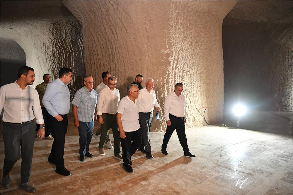 Başkan Büyükkılıç'tan kayadan oyma Kültepe Müzesi'ne takip Başkan Büyükkılıç'tan kayadan oyma Kültepe Müzesi'ne takip