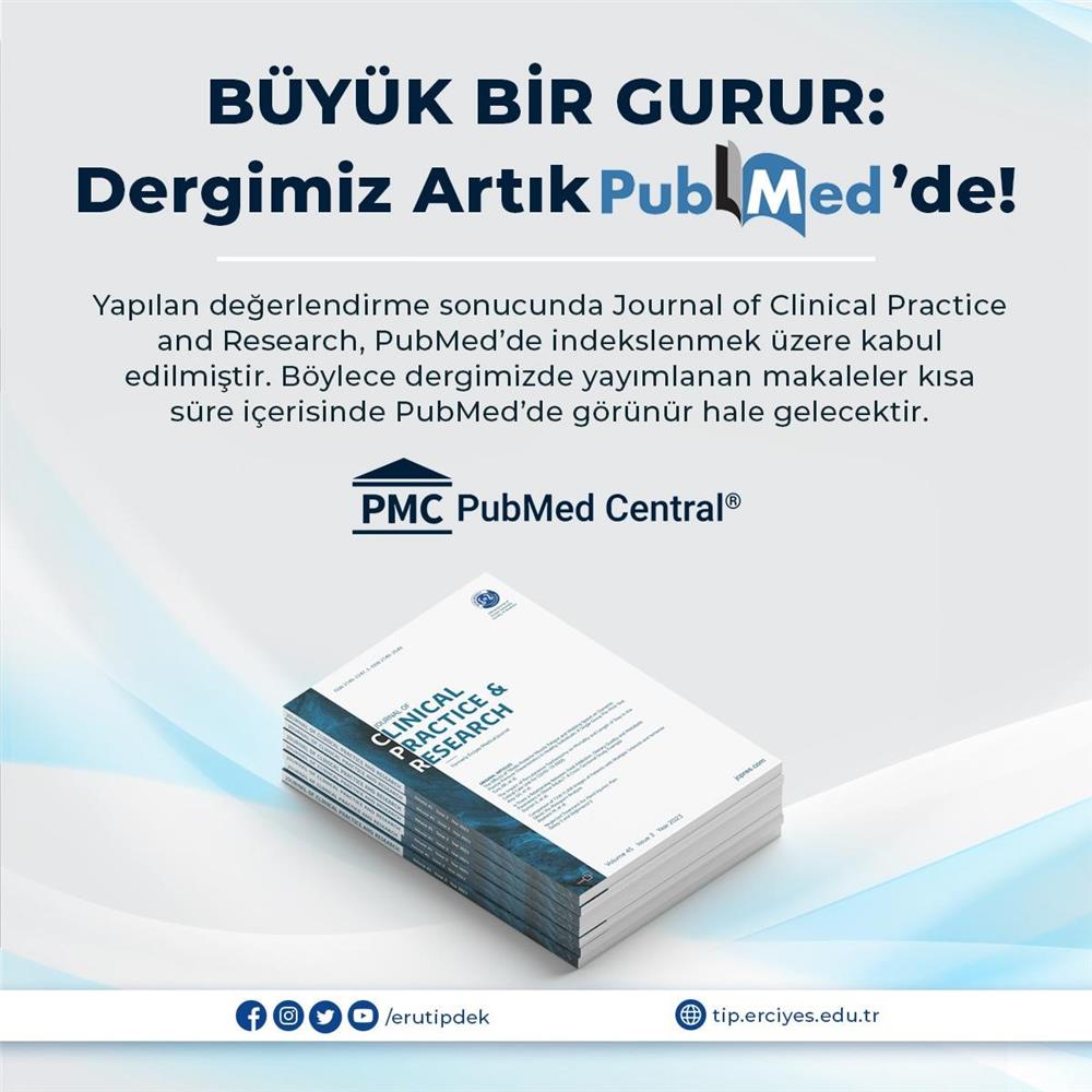 Erciyes Üniversitesi’nin Tıp Dergisi dünya bilim sahnesinde Erciyes Üniversitesi’nin Tıp Dergisi dünya bilim sahnesinde