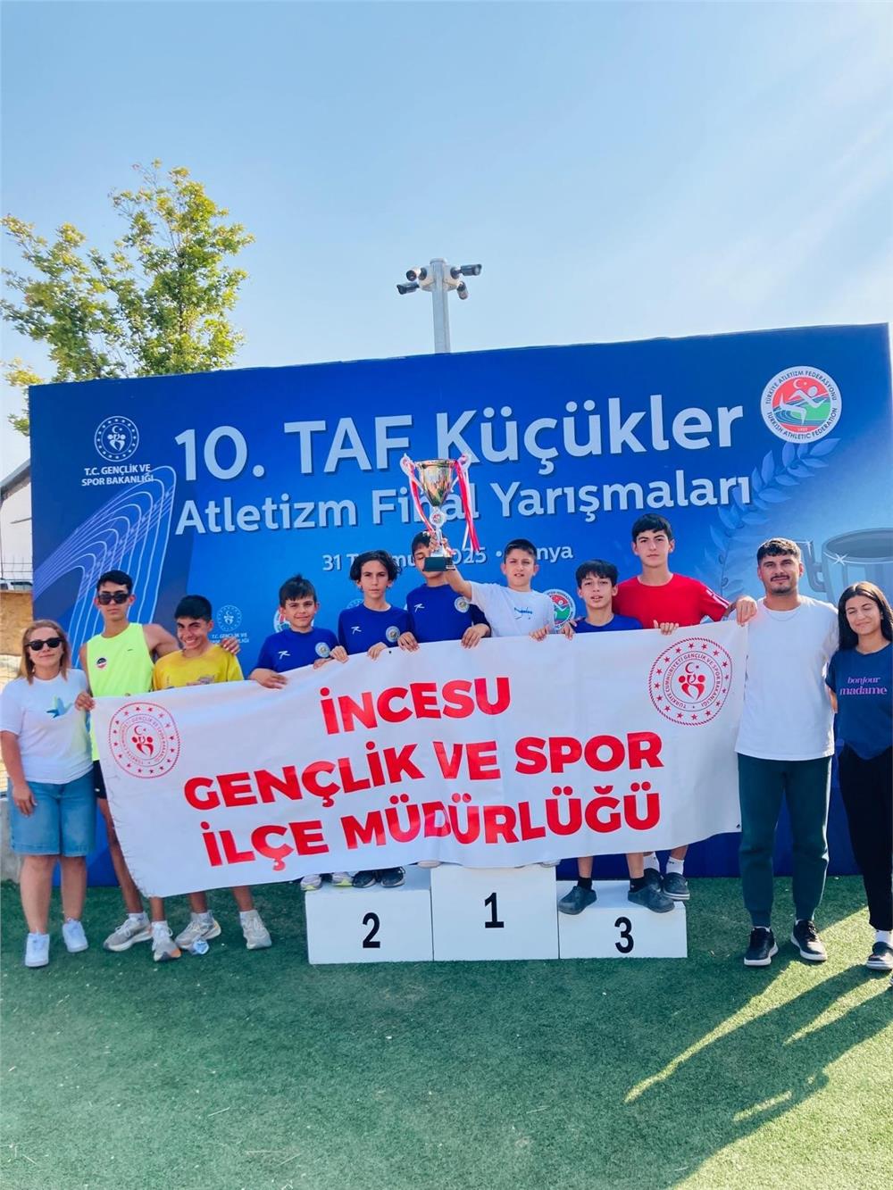İncesu İlçe Erkek Karması Türkiye Şampiyonu oldu İncesu İlçe Erkek Karması Türkiye Şampiyonu oldu