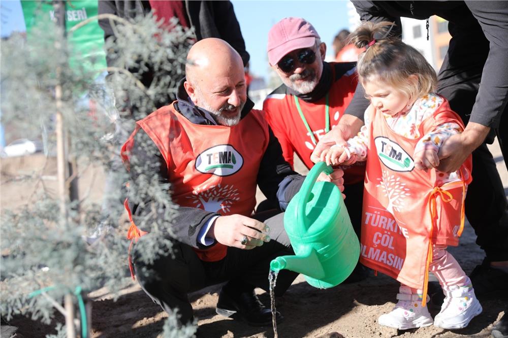 Kocasinan'da yeşil alanda rekor üstüne rekor