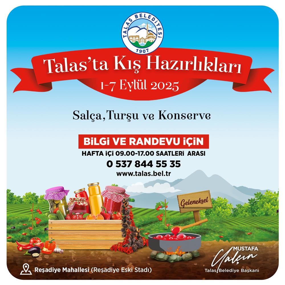 Talas’ta kışa hazırlık günleri başlıyor Talas’ta kışa hazırlık günleri başlıyor