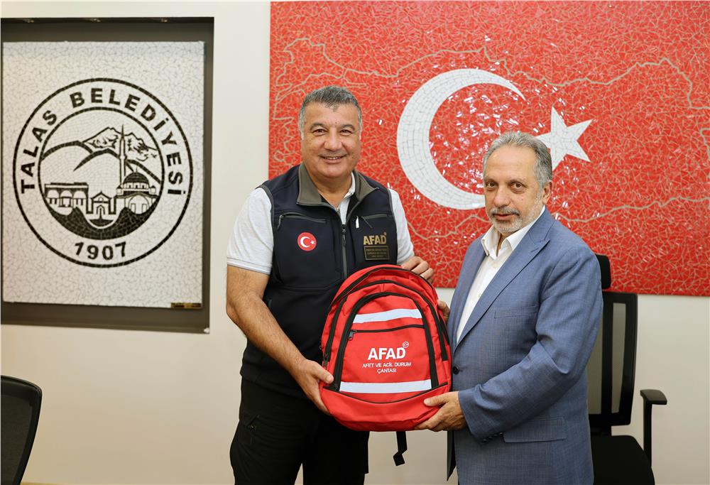 AFAD heyetinden Talas Belediyesi’nin örnek projesine yerinde inceleme