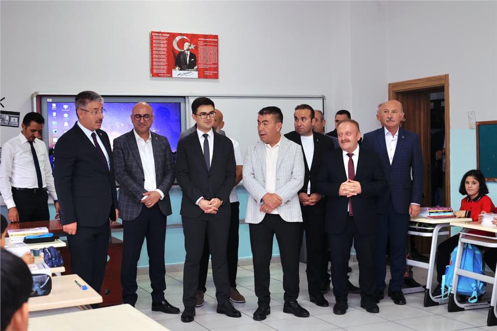 Bünyan’da yeni eğitim öğretim yılı ziyareti Bünyan’da yeni eğitim öğretim yılı ziyareti