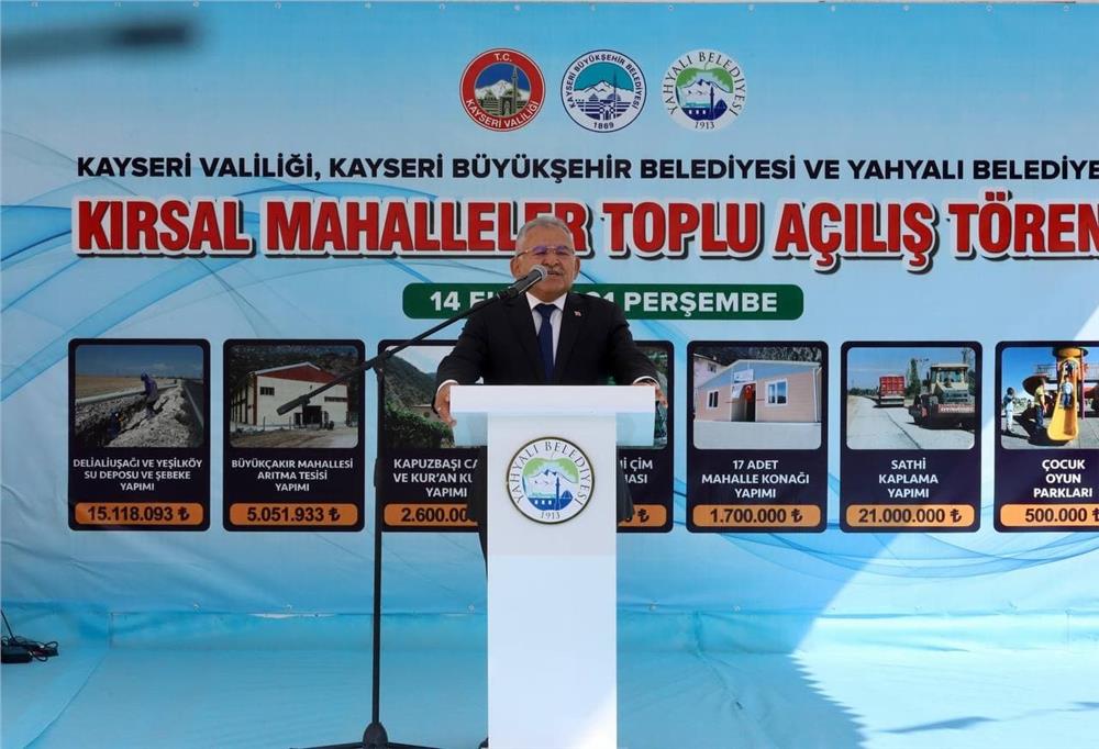 Yahyalı’ya 6 Yılda 1 Milyar 79 Milyon Tl’lik Yatırım Yahyalı’ya 6 Yılda 1 Milyar 79 Milyon Tl’lik Yatırım