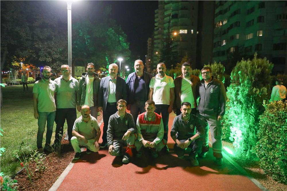 Alparslan Parkı'nın ikinci kısmı yenilendi