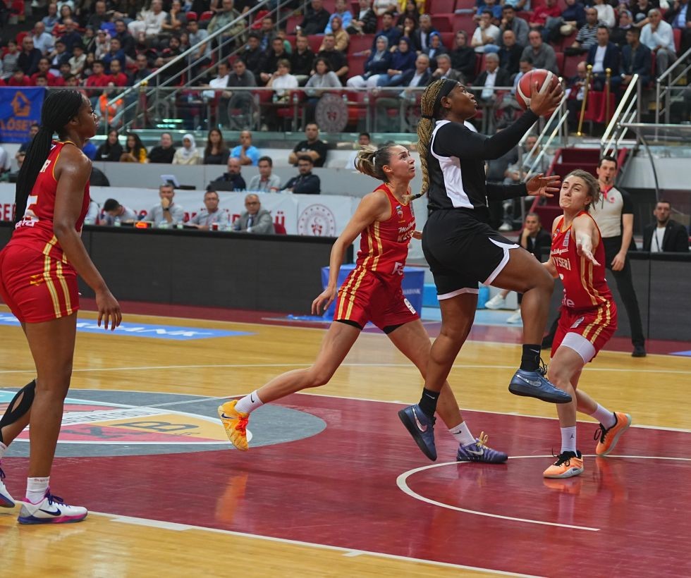 Melikgazi Kayseri Basketbol, Beşiktaş’a kaybetti Melikgazi Kayseri Basketbol, Beşiktaş’a kaybetti