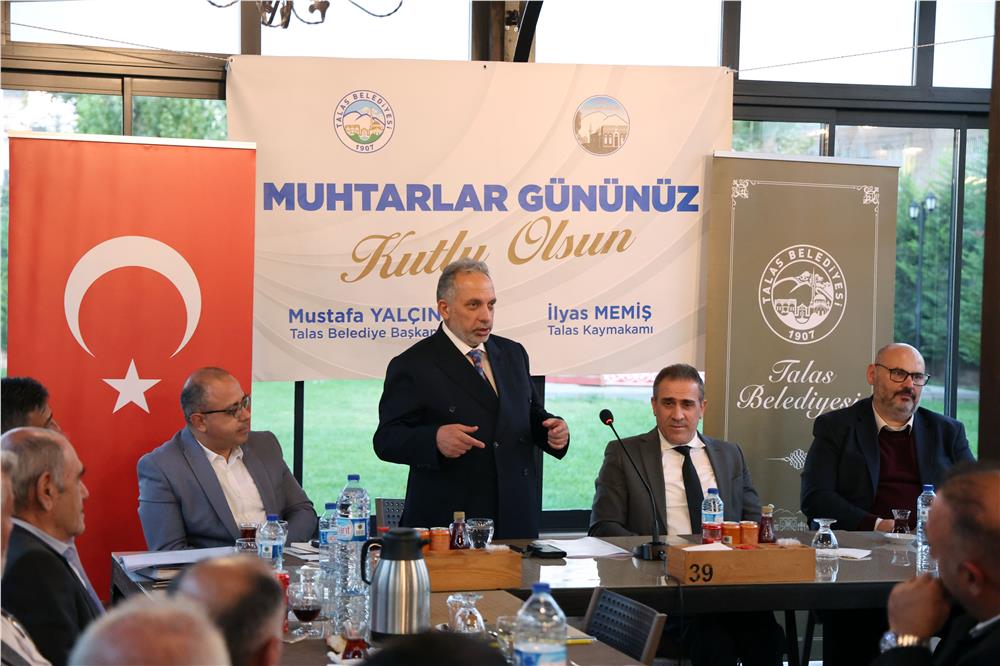 Talas Belediyesi’nden Muhtarlar Günü’nde Anlamlı Buluşma: Muhtarlarımızla gönül gönüleyiz Talas Belediyesi’nden Muhtarlar Günü’nde Anlamlı Buluşma: Muhtarlarımızla gönül gönüleyiz