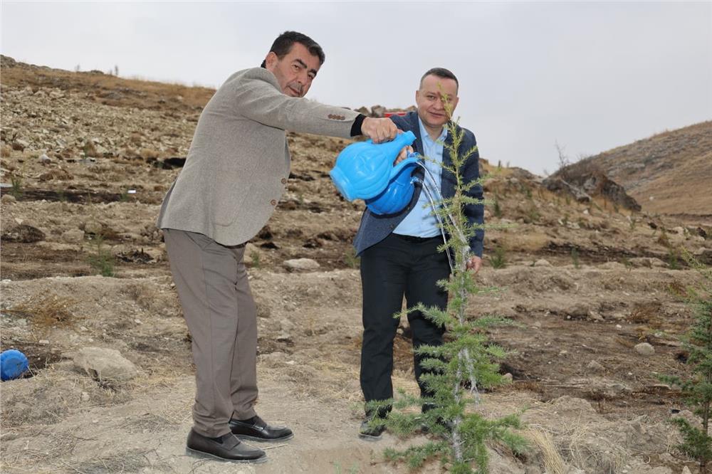 Bünyan’da Milli Ağaçlandırma Günü’nde fidanlar toprakla buluştu