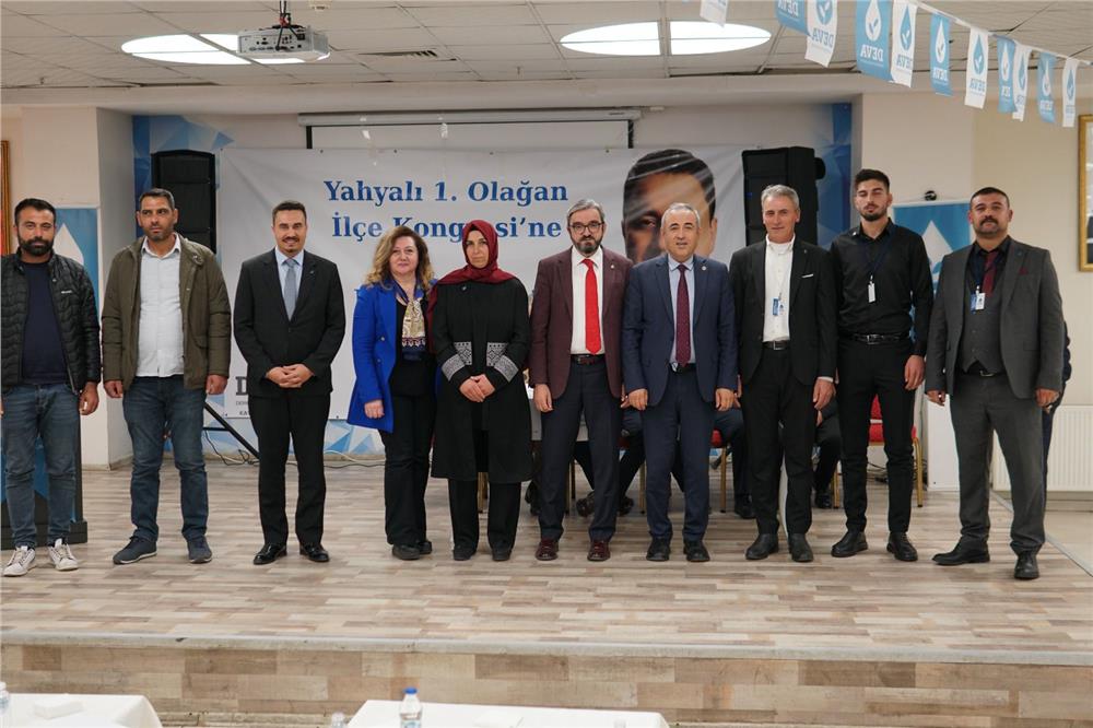 DEVA Partisi Yahyalı 1. Olağan İlçe Kongresi Gerçekleştirildi
