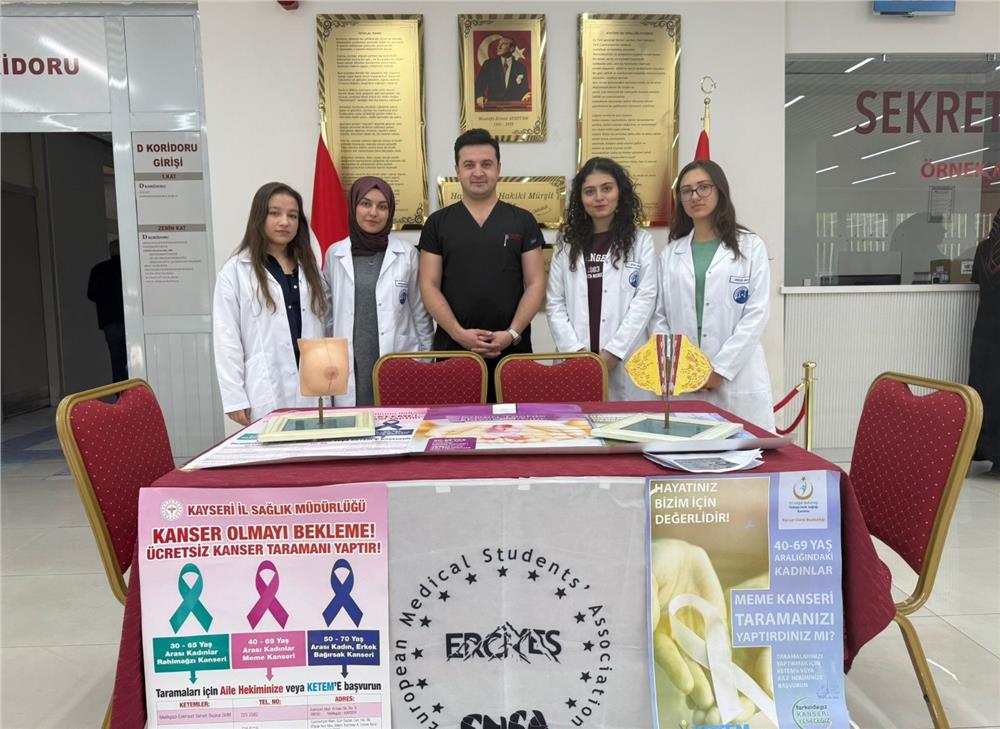 ERÜ Hastaneleri'nde meme kanserinde erken teşhisin önemi anlatıldı