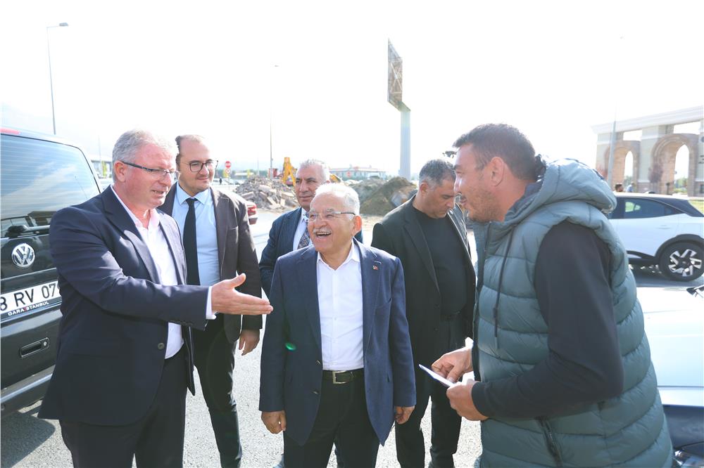 ERÜ Kavşağı'ndaki çalışma devam ediyor