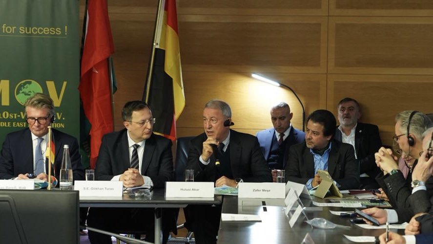 Hulusi Akar Berlin’de “Ekonomik Diplomasi ve Yatırım İşbirliği” Programına Katıldı