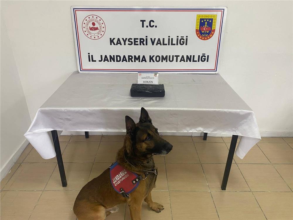 Kayseri'de 1 kilo 200 gram uyuşturucu yakalandı