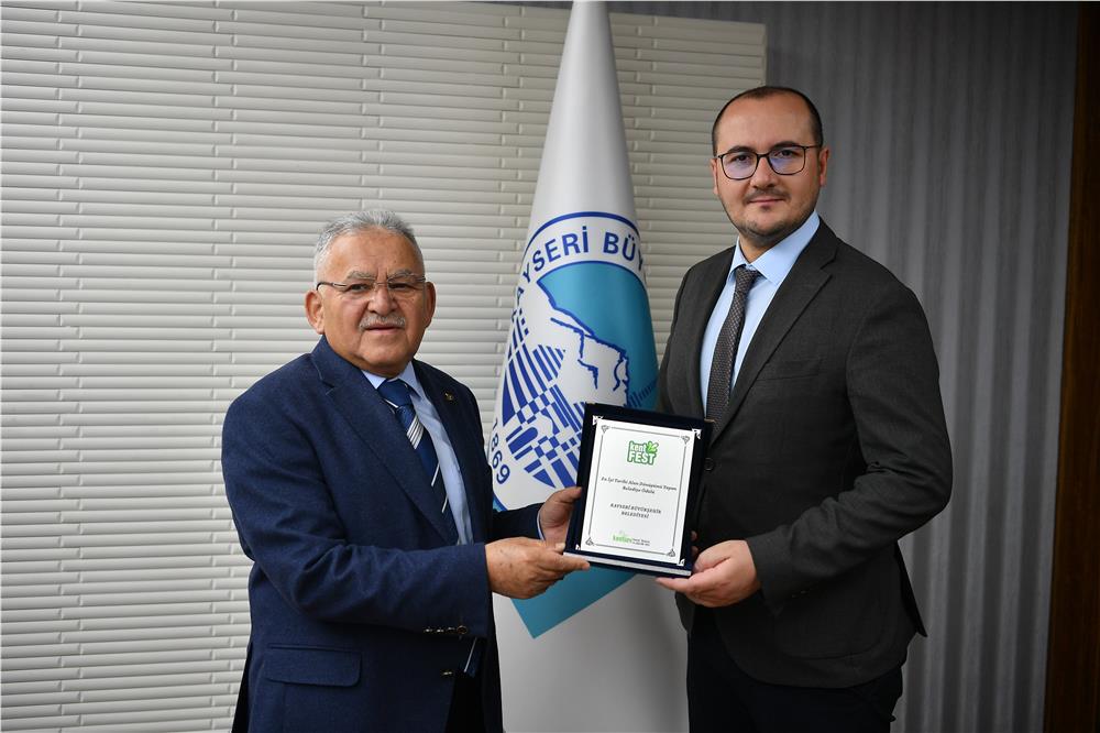 Kayseri'ye 'En iyi Tarihi Alan Dönüşümü Yapan Belediye ödülü