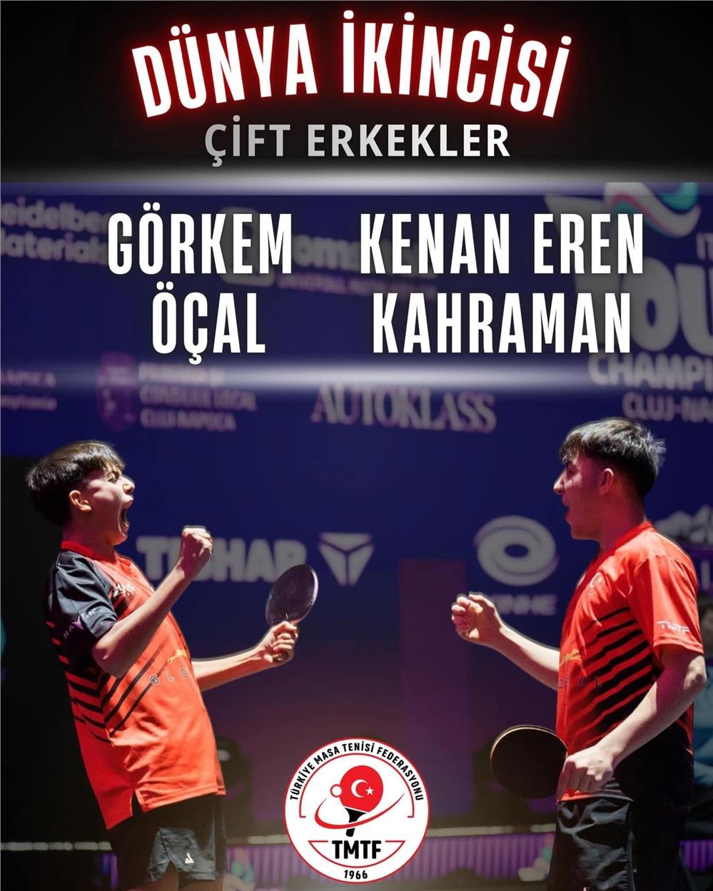 Kocasinan'ın milli sporcusu Kahraman, dünya ikincisi oldu