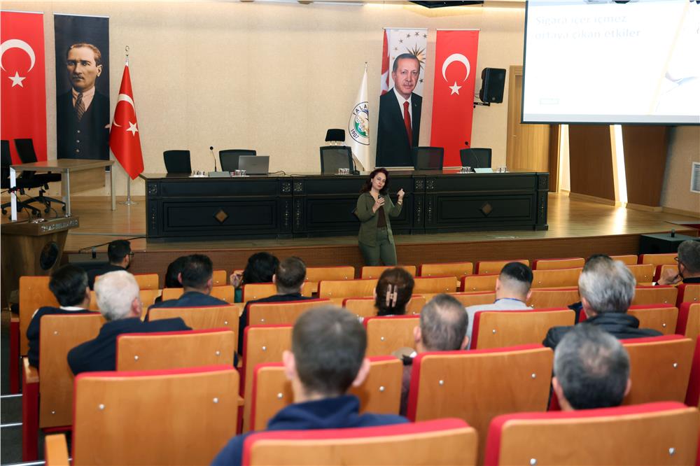 Talas'ta personele sigara bırakma eğitimi