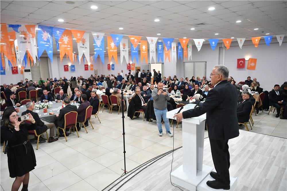 Başkan Büyükkılıç, yatırım ve hizmetleri anlattı