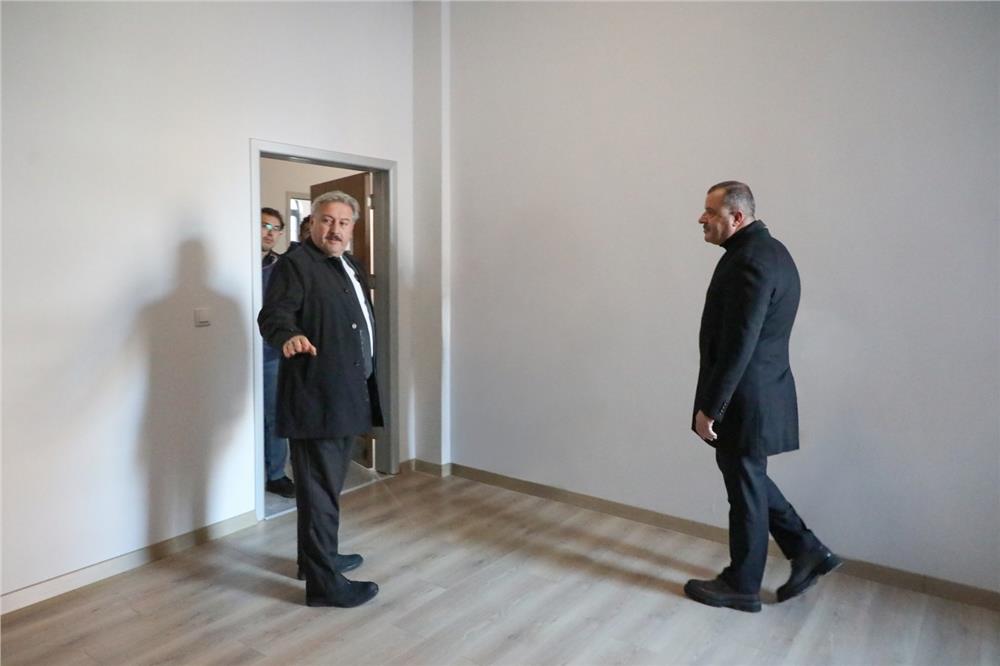 Başkan Palancıoğlu, Fatma Haskahveci Kur’an Kursu’nu inceledi