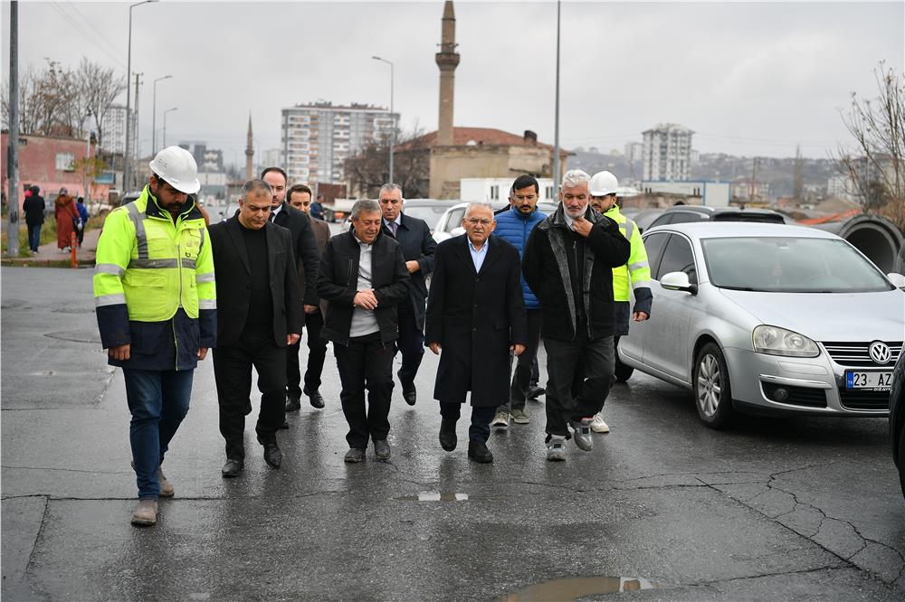 Büyükkılıç; Kartal Kavşağı altyapı çalışmalarını inceledi