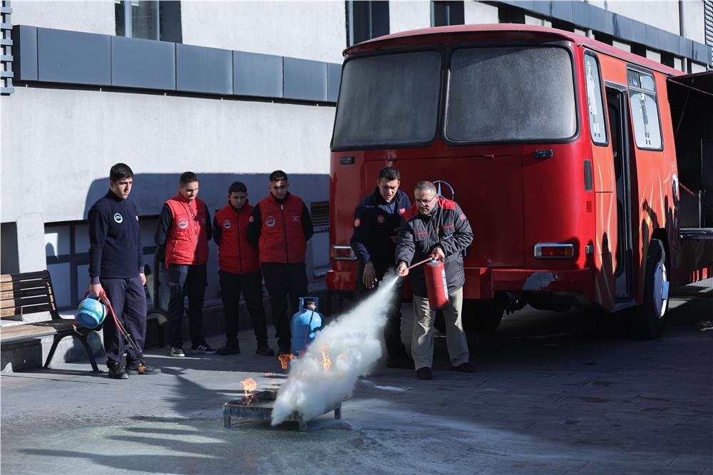 Büyükşehirden din görevlilerine ‘afet farkındalık ve yangın eğitimi’