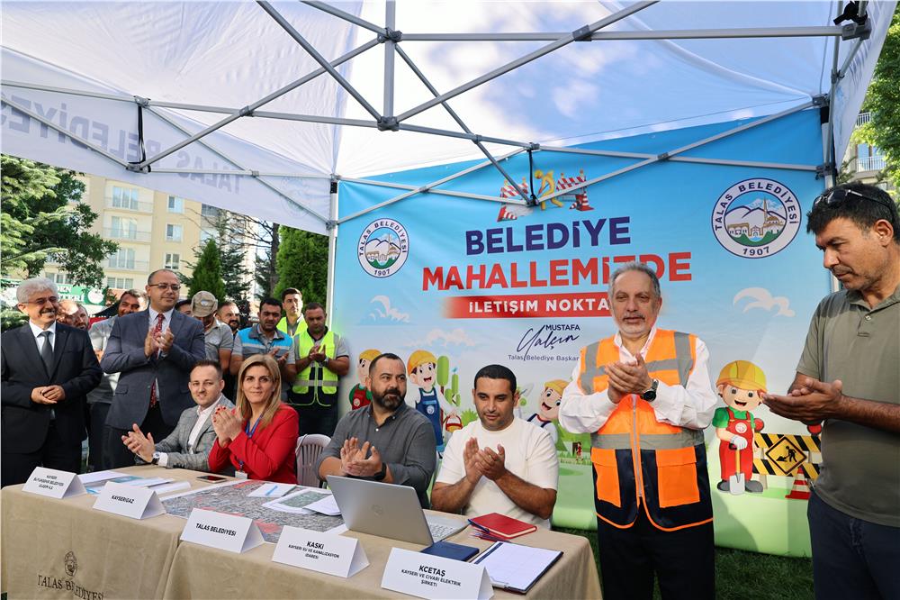 Mahalle Mahalle Talas'ta hizmet yolculuğu tamamlandı