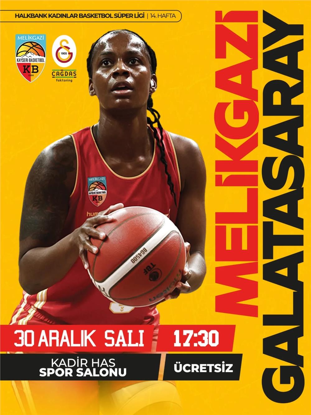 Melikgazi Basketbol 2025’in son maçında Galatasaray’ı konuk edecek