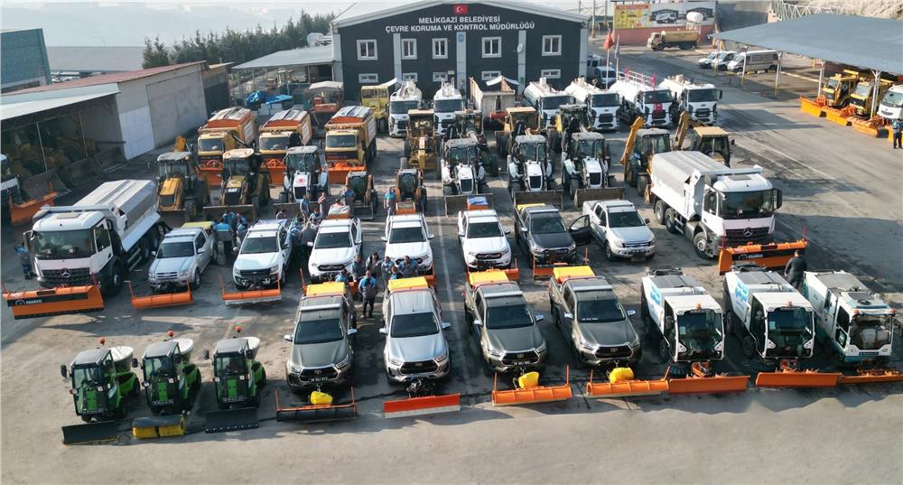 Melikgazi Belediyesi kışa hazır