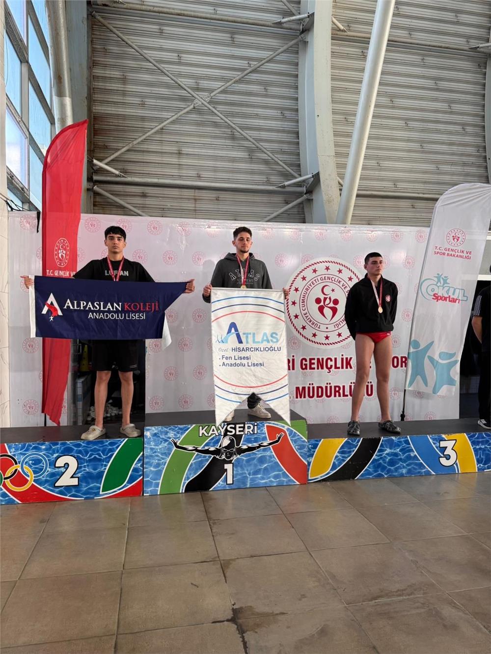 Okullar Arası Yüzme Gençler İl Birinciliği tamamlandı