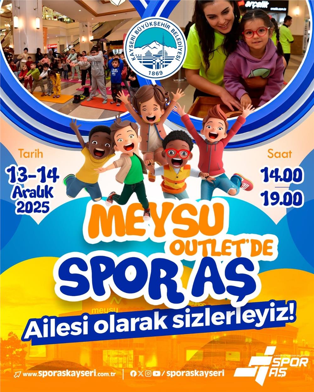 Spor A.Ş.'nin AVM Spor Etkinlikleri sürüyor