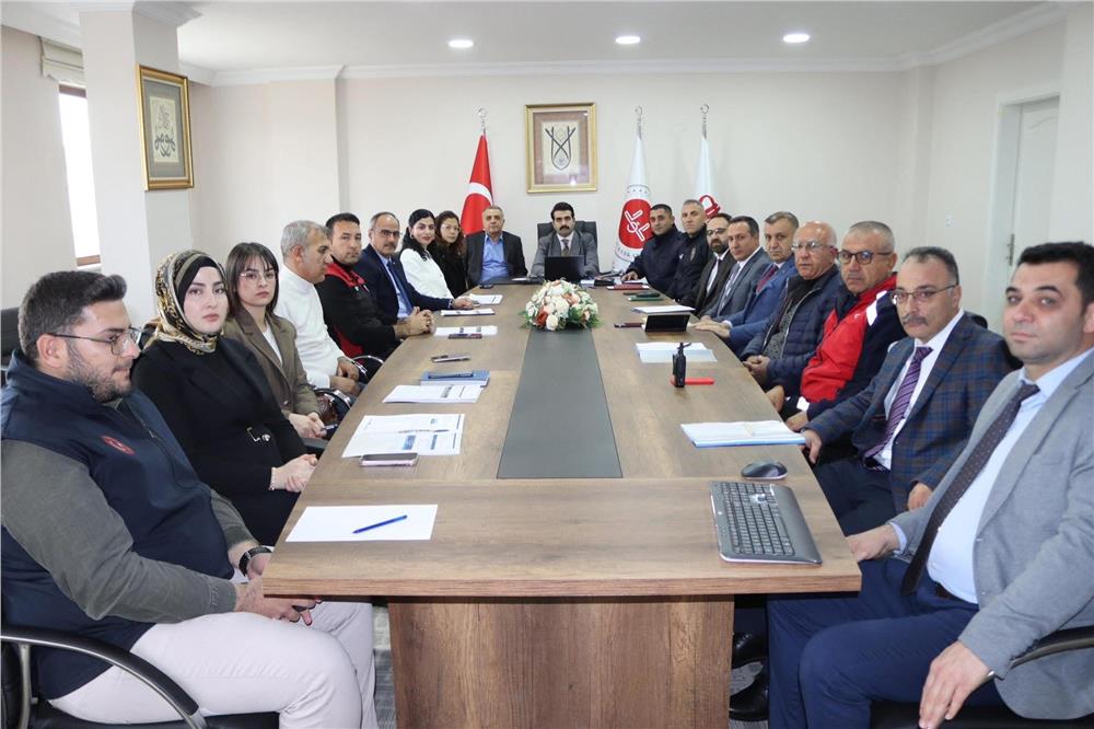 Tomarza'da İlçe Afet Koordinasyon Kurulu Toplantısı yapıldı