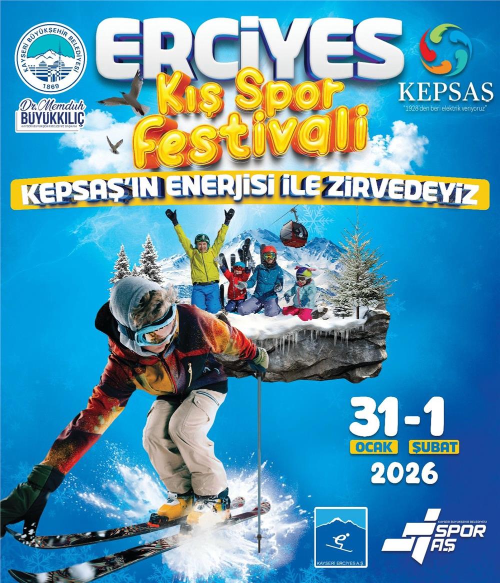 Erciyes’te Kış Spor Festivali heyecanı