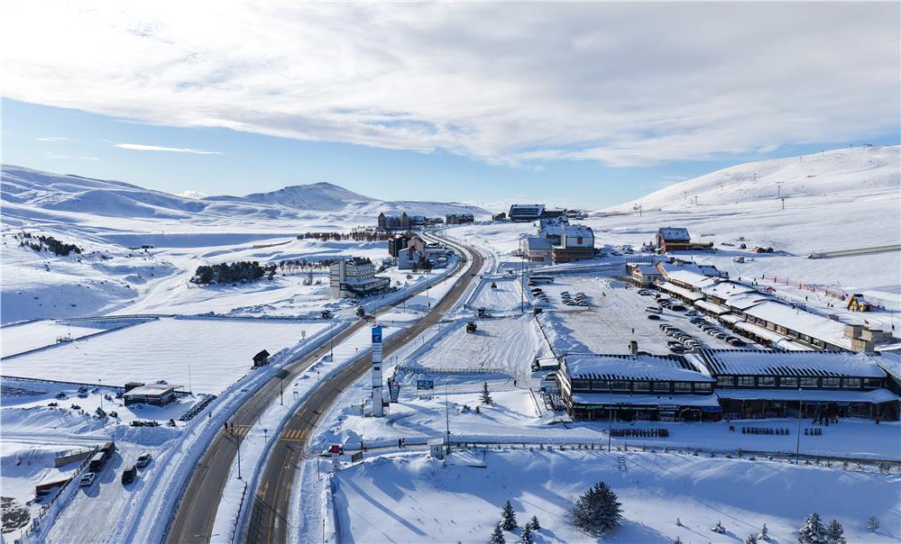 Kar yağışının ardından Erciyes